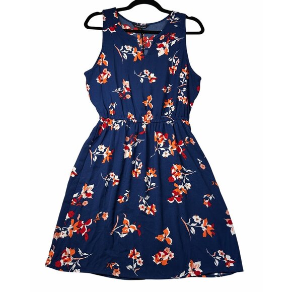41 Hawthorn Dresses & Skirts - 41 Hawthorn Navy Floral Sleeveless Dress, Size M – Casual & Effortless Style NWT